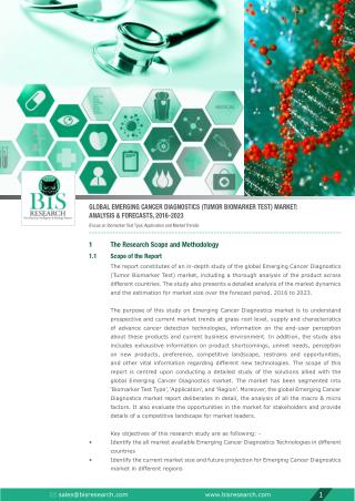 Global Emerging Cancer Diagnostics Market Size 2016-2023