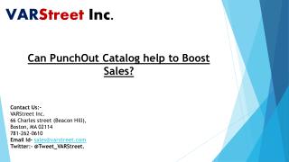 Can PunchOut Catalog help to Boost Sales?