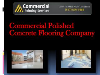 Commercial Polished Concrete Flooring Company