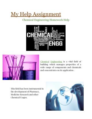 Chemical Engineering Homework Help
