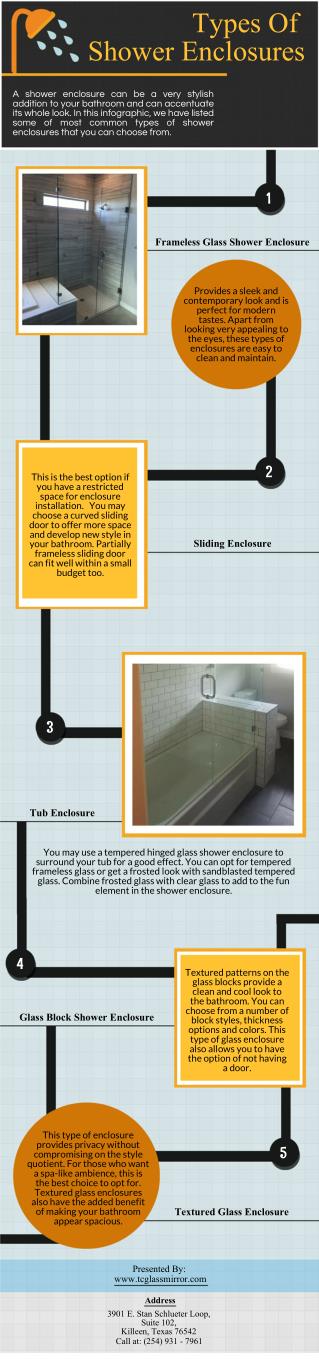 Types Of Shower Enclosures