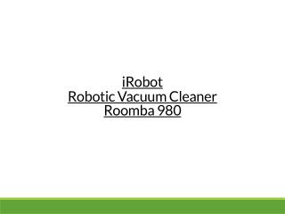 iRobot- Roomba 980