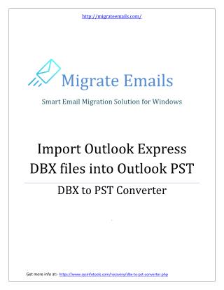 DBX to PST Converter