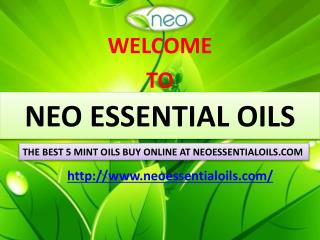 THE BEST 5 MINT OILS BUY ONLINE AT NEOESSENTIALOILS.COM