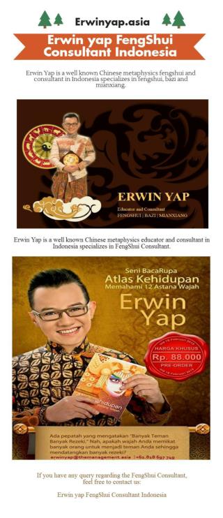 Erwin yap FengShui Consultant Indonesia
