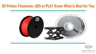 3D Printer Filaments: ABS or PLA? Know What Is Best for You