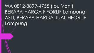 WA 0812-8899-4755 (Ibu Vani), BERAPA HARGA FIFORLIF Lampung ASLI, BERAPA HARGA JUAL FIFORLIF Lampung