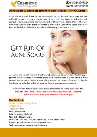 Laser Scar Removal Cost in India