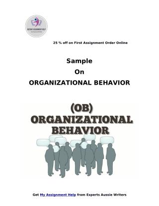 Free Sample on Organizational Behaviour