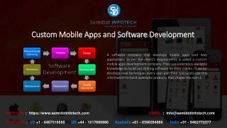 Custom Mobile Apps and Software Development