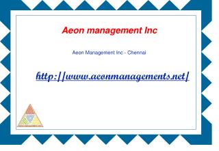 Aeon management Inc - velachery