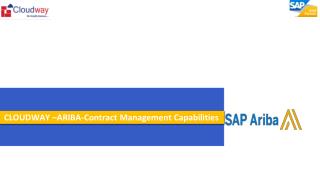 CLOUDWAY Contract Management Capabilities