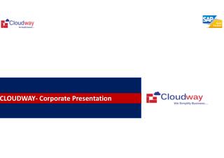 Cloudway CORPORATE Presentation