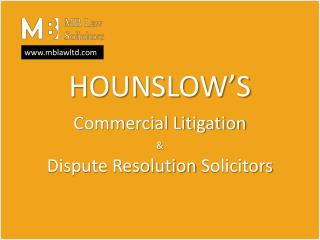 Litigation Lawyers London | Commercial Litigation and Dispute Resolution