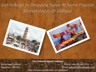 Get Indulge In Shopping Spree At Some Popular Marketplaces Of Jodhpur