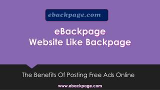 Website Like Backpage