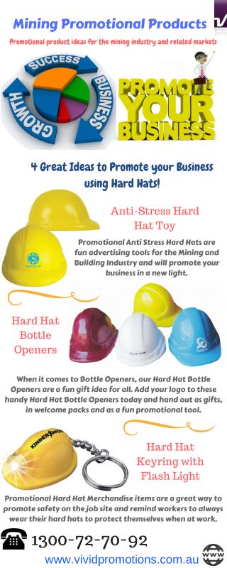 Look Infographic of Mining Promotional Products