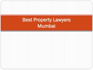 Best property lawyers mumbai