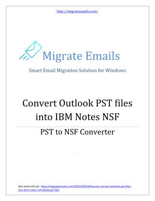 PST to NSF Converter