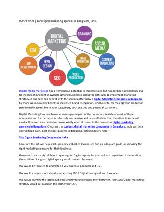 IM Solutions | Top Digital marketing agencies in Bangalore, India
