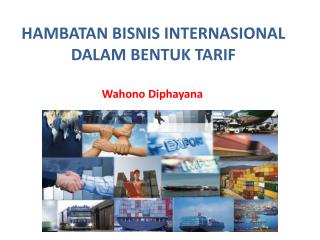 Hambatan dalam bentuk tarif dalam perdagangan internasional