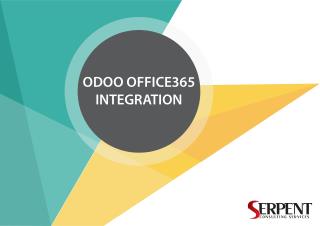 Connect Odoo to Office 365 Integration-Serpentcs