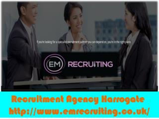 Recruitment Agency Harrogate