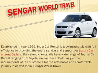 Tourist Car on Rent in Delhi
