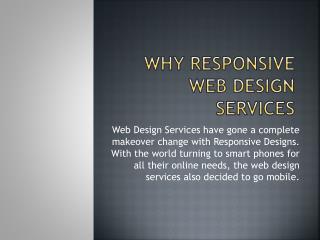 Why Responsive Web Design Services?