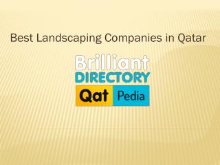 Find Best Landscaping Companies Qatar