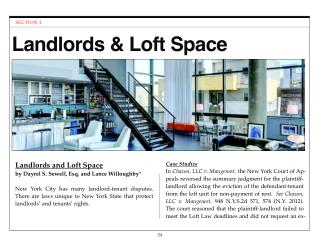 Landlords & Loft Space