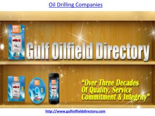 Get the best oil drilling companies in UAE