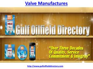 Which is the best valve manufactures in UAE