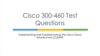 300-460 Test Questions Dumps