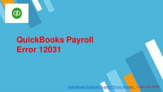 QuickBooks payroll error 12031