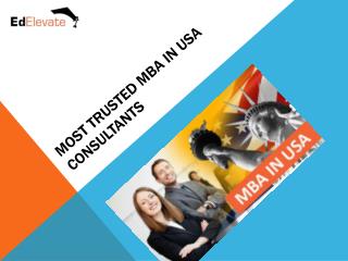 Most Trusted MBA consultants