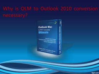 Import olm to outlook 2010
