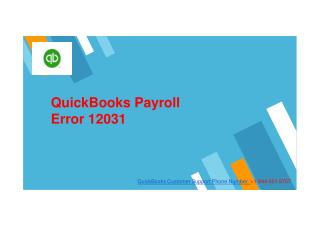 QuickBooks payroll error 12031