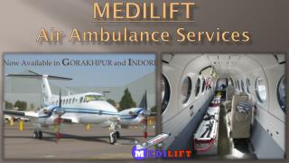 Get Quick Air Ambulance Service in Gorakhpur by Medilift