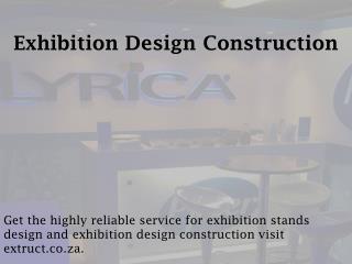 Exhibition Design Construction - extruct.co.za