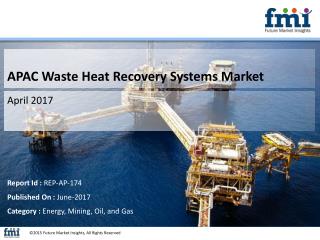 APAC Waste Heat Recovery Systems Market with Current Trends Analysis, 2014-2020