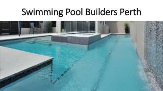 Swimming Pool Builders Perth