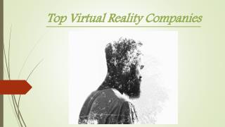 Top Virtual Reality Companies - gludxb.com