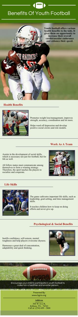 Benefits Of Youth Football