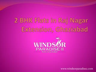 2 bhk flat in raj nagar extension