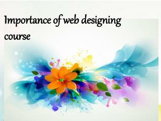 web designing course bangalore