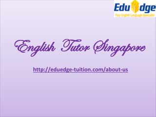 English Tutor Singapore