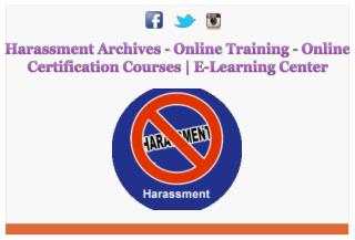 Harassment Archives - Online Training
