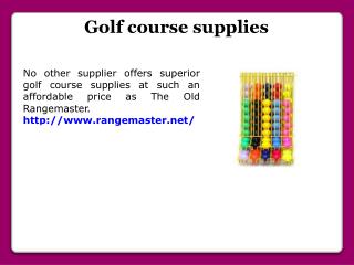 Range Golf Balls