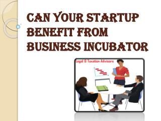 Startup Benefit from Business Incubators